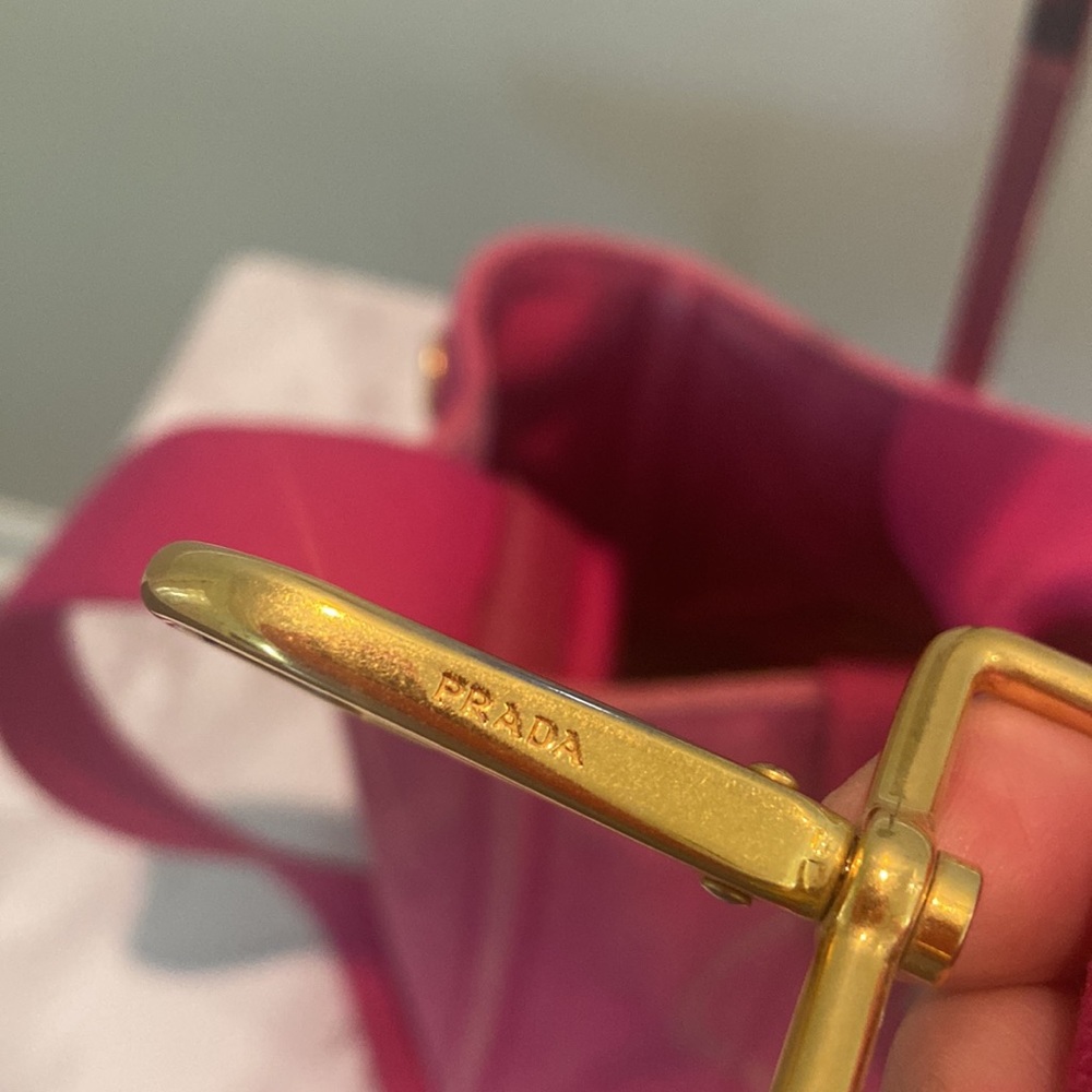 🇮🇹PRADA CABAS HOT PINK CROSSBODY/ TOP HANDLE - Picture 17 of 17